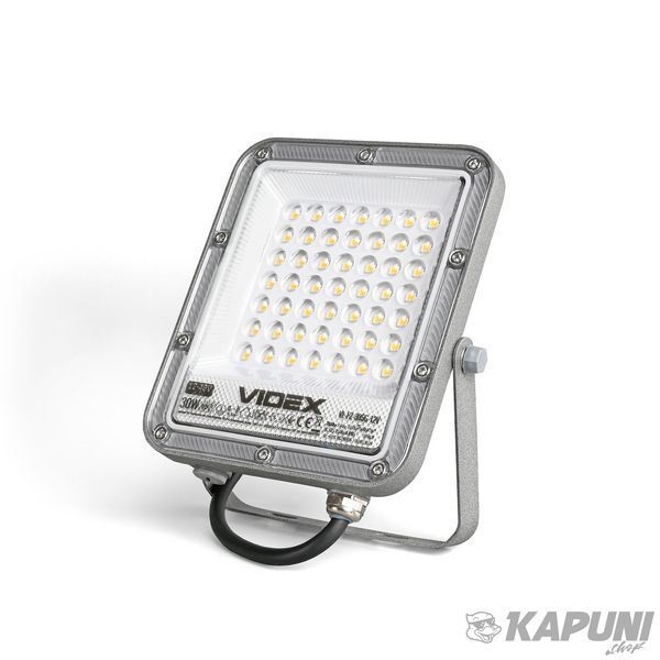 LED прожектор PREMIUM VIDEX F2 30W 5000K AC/DC12-48V VL-F2-305G-12V 25960 фото