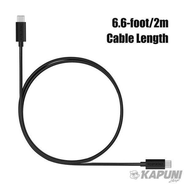Кабель USB 2.0, C-папа/C-папа, 2 м, премиум, CC0003 CC0003 фото
