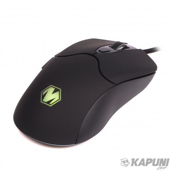 Миша Maxxter ігрова, Instant 603, 6 кнопок, 3600 DPI, USB, чорна McG-6B-I603 McG-6B-I603 фото
