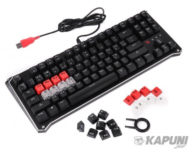 Клавиатура механическая игровая турнирная, USB, RGB-подсветка, LK Libra Brown Switch Bloody B930 RGB Bloody (Black) B930 RGB Bloody (Black) фото
