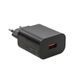 Сетевое зарядное устройство, USB-A, 18 Вт, QC 3.0 Choetech Q5003-EU-BK фото 1