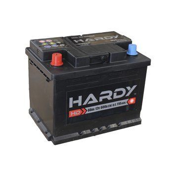 Автомобільний акумулятор Hardy 6СТ-60 (+/-) 12В 60АH 600А 6СТ- 60Аз HARDY(+/-) фото