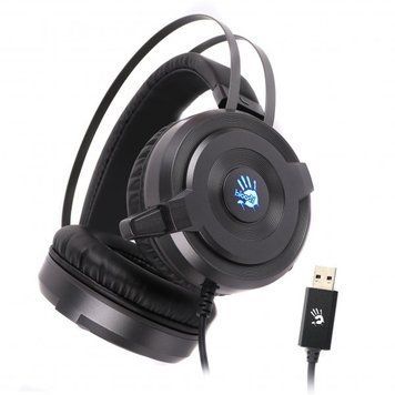 Ігрові навушники з мікрофоном, підсвічування 7 кольорів, USB Bloody G520S Bloody (Grey) G520S Bloody (Grey) фото
