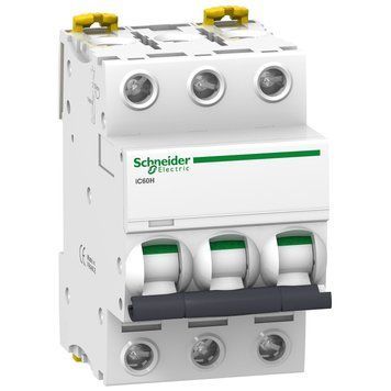 Автоматический выключатель Schneider Electric Acti9 iC60Н 3P, 20А, кривая B A9F88320 A9F88320 фото