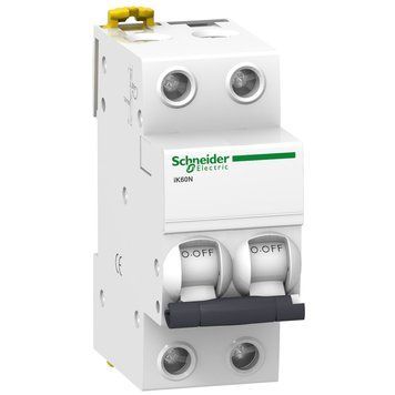 Автоматический выключатель Schneider Electric Acti9 iK60N 2P, 25А, кривая B A9K23225 A9K23225 фото