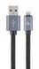 Кабель USB 2.0, A-папа/Lightning, 1.8 м, с оплеткой и металлическими разъемами, CCB-mUSB2B-AMLM-6 CCB-mUSB2B-AMLM-6 фото 1