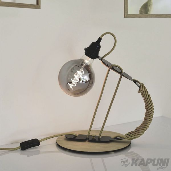 LED лампа VIDEX Filament G95FGD 4W E27 2100K дімерна графіт VL-G95FGD-04272 25174 фото