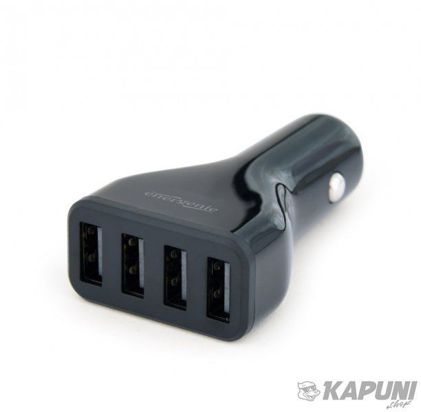 Автомобільний зарядний пристрій EnerGenie 4.8A 4хUSB колір в асортименті (EG-U4C4A-CAR-01) EG-U4C4A-CAR-01 фото