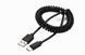 Кабель спіральний USB 2.0 A-тато/С-тато, CC-USB2C-AMCM-0.6M CC-USB2C-AMCM-0.6M фото 1