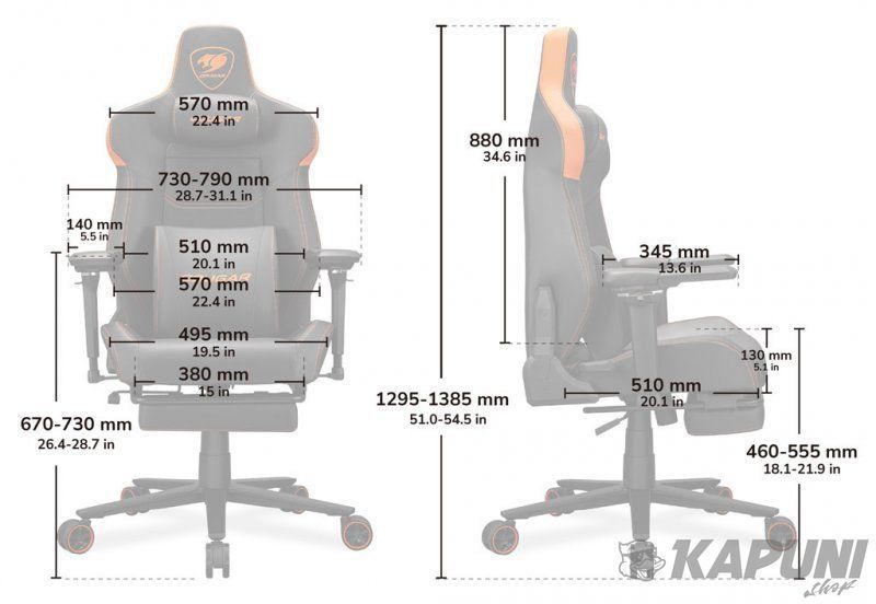 Кресло геймерское, дышащая экокожа, стальной каркас ARMOR EVO M ARMOR EVO M фото