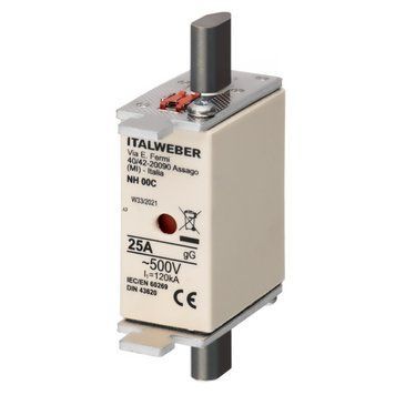 Ножевой предохранитель Italweber gG NH2 160 А 1520160 1520160 фото