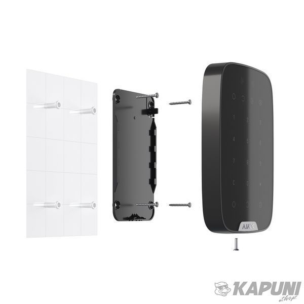 Беспроводная сенсорная клавиатура Ajax KeyPad Plus Black (38252.83.BL1) 23070_AJAX фото