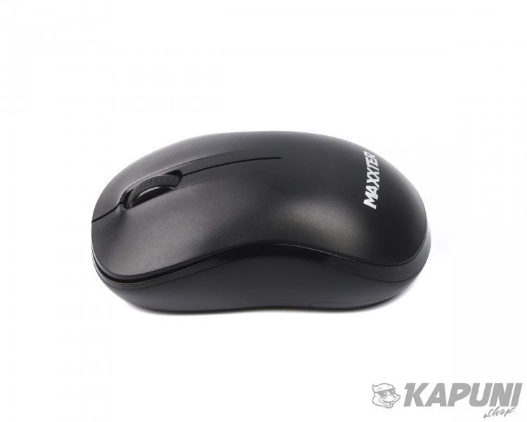 Миша бездротова, 3 кнопки, оптична, 1200 DPI, USB, чорний Maxxter Mr-422 Mr-422 фото