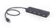 Хаб Type-C на 4 порта USB 2.0, пластик, черный Gembird UHB-CM-U2P4-01 UHB-CM-U2P4-01 фото 1