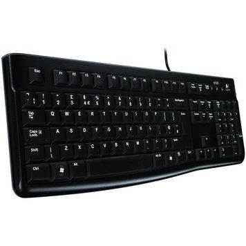 LOGITECH K120 Corded Keyboard - BLACK - USB - UKR - B2B L920-002643 фото