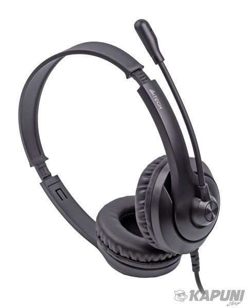 Гарнитура Fstyler AUX 3.5 мм Stereo Headphone, черная A4Tech FH100 (Stone Black) FH100 (Stone Black) фото