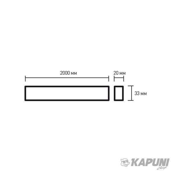 Шинопровід однофазний 2000мм чорний EUROLAMP TR-2000(black) фото