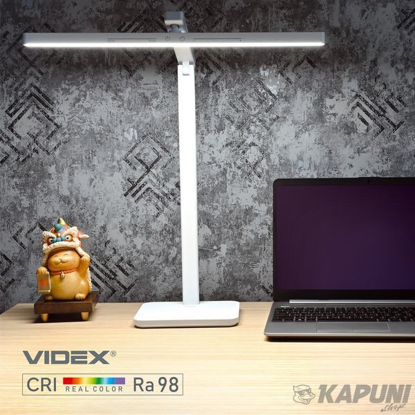 LED лампа настiльна VIDEX 18W 3000-6000K 230V White VL-TF22W 29214 фото
