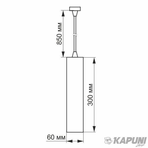 LED светильник подвесной накладний VIDEX 10W 4100K белый VL-SP-10034W 26482 фото