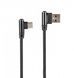 Кабель угловой USB 2.0 A-папа/C-папа, 1 м, премиум, 2.1 А, CC-USB2J-AMLCML-1M CC-USB2J-AMLCML-1M фото 1