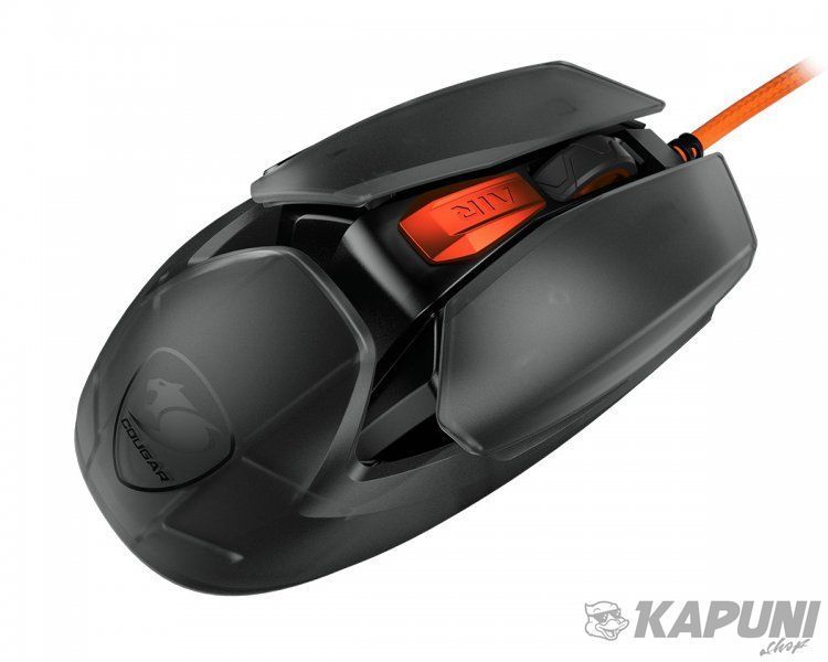 Миша ігрова, 20000 dpi, сенсор PixArt PMW3399 Cougar AirBlader Tournament (Black) AirBlader Tournament (Black) фото