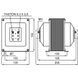 Вимірювальний трансформатор напруги FRER TTV100 400:&radic;3/110:&radic;3 В, 50 ВА, клас точності 0,5 TTV100400VC1 TTV100400VC1 фото 2