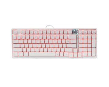 Клавіатура оптична ігрова, USB, RGB підсвічування, Alpha Optical Switch Bloody AT98 (White) фото
