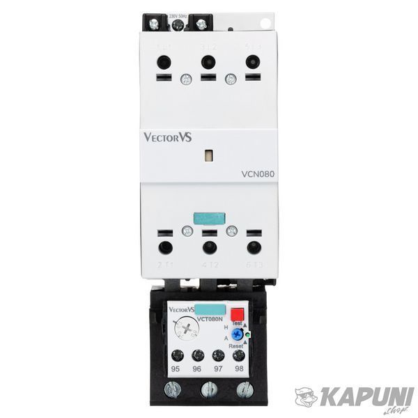 Теплове реле VCT від 25 до 40 А для VCN від 80 до 100 Vector VS VCT040N VCT040N фото