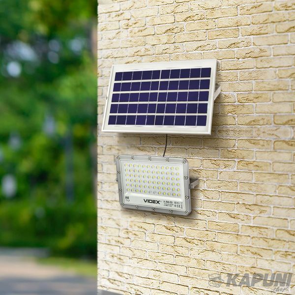 LED прожектор автономний VIDEX 1000LM 5000K 3.2V VL-FSO2-505 27063 фото