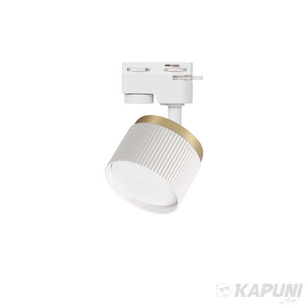 Світильник трековий під змінну лампу GX53 білий EUROLAMP LHT-GX53(white)G1 фото