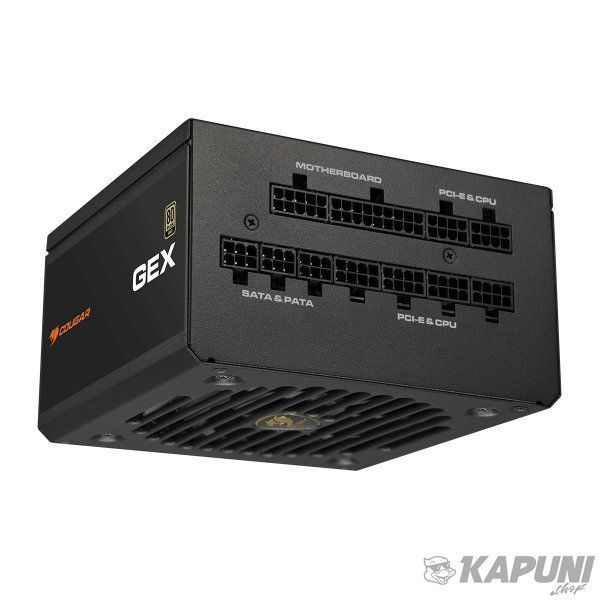 Блок питания Cougar 650 Вт, 80 Plus Gold, Modular, 120 мм Silent Fan, 8SATA + 4PCI-E GEX 650 GEX 650 фото