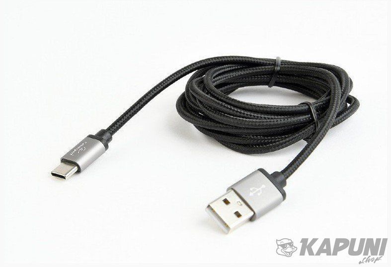 Кабель USB 2.0, A-папа/Type-C, 1.8 м, с оплеткой и металлическими разъемами, CCB-mUSB2B-AMCM-6 CCB-mUSB2B-AMCM-6 фото