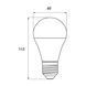 LED лампа с датчиком движения A60-12W-E27-4000K EUROELECTRIC LED-A60-12274(ST) фото 3