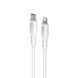 Кабель TYPE-C to LIGHTNING 3А 30W EUROELECTRIC Cable-C-L(30W) фото 1