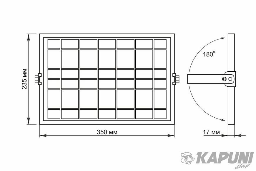 LED прожектор автономний VIDEX 1000LM 5000K 3.2V VL-FSO2-505 27063 фото