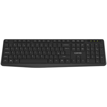 CANYON keyboard KB-W01 Wireless Black CNE-CKEYW01 фото