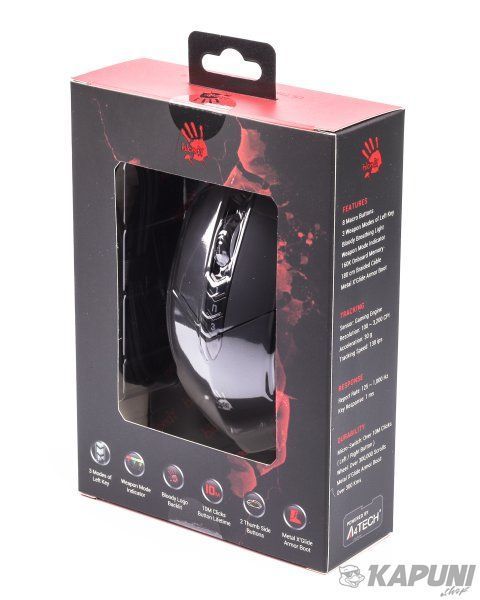 Мышь игровая Bloody серия, 3200 CPI, черный Bloody V7MA Bloody (Black) #N/A фото