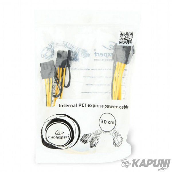 Кабель питания, CPU 8 пин на PCI express 2 х 6+2 пен Cablexpert CC-PSU-85 CC-PSU-85 фото