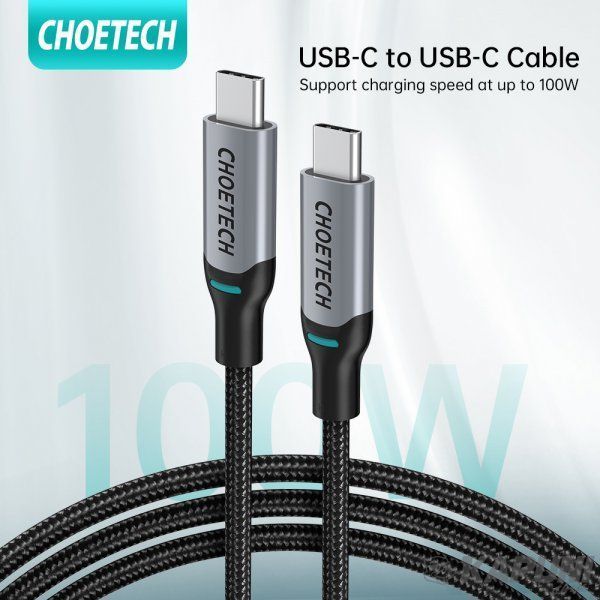 Кабель USB 2.0 C-тато/C-тато, 100 ватт, 1.8 м, преміум, XCC-1002-GY XCC-1002-GY фото