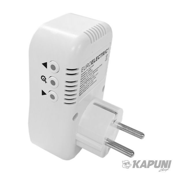 Реле контроля напряжения в розетку 16А 3,5 кВт 150V-280V EUROELECTRIC RV-16A/3,5kW фото