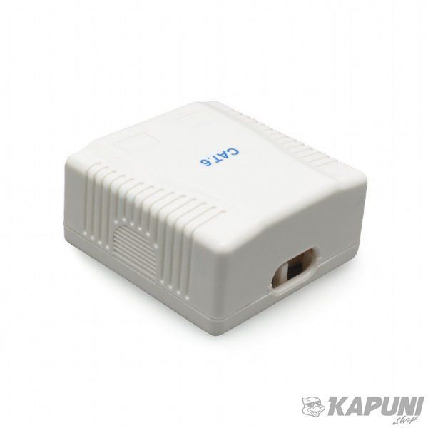 Розетка Cablexpert на 2 порти з екраном RJ-45, 6 cat, зовнішня NCAC-2F6-01 NCAC-2F6-01 фото