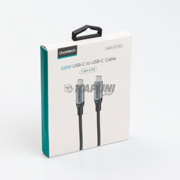 Кабель USB 2.0 C-папа/C-папа, 100 ватт, 1.8 м, премиум, XCC-1002-GY XCC-1002-GY фото
