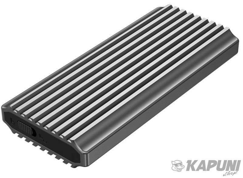 Внешний карман M.2 (NVMe&NGFF), USB 3.1, черный Gembird EE2280-U3C-03 EE2280-U3C-03 фото