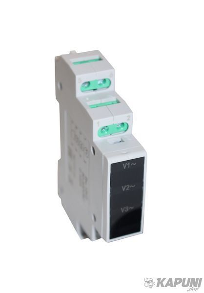 Вольтметр TechnoSystems Вм-18V3 V1+V2+V3 DIN35 18mm AC80-500V TNSy5506781 TNSy5506781 фото