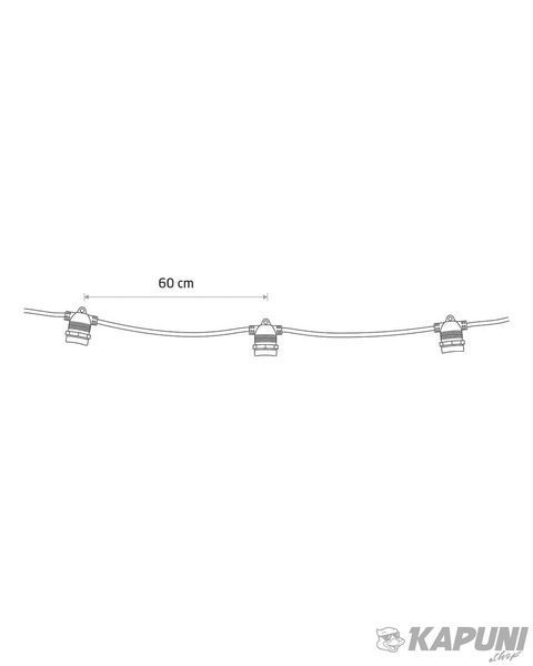 Гірлянда Nowodvorski 7873 Festoon lights 10XE27 IP65 6M 7873 фото