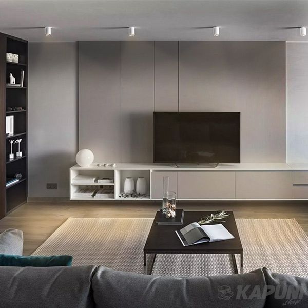 Світильник VIDEX під лампу GU10 SPF04A накладний білий + біла призма VL-SPF04A-WPW 26826 фото