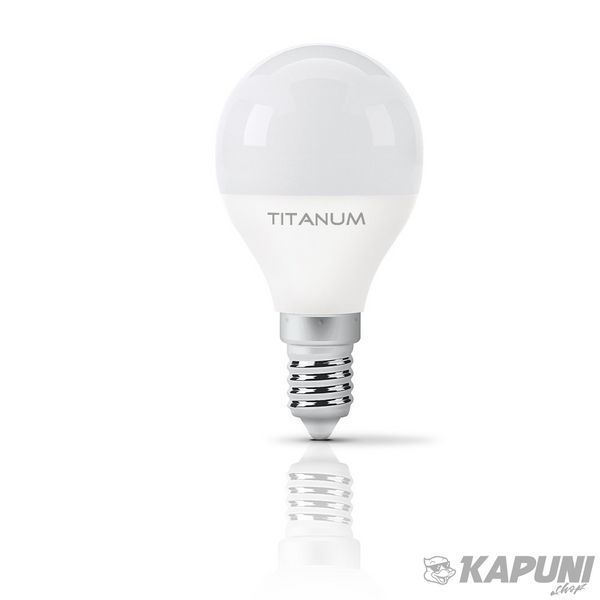 LED лампа TITANUM G45 6W E14 3000K TLG4506143 25680 фото