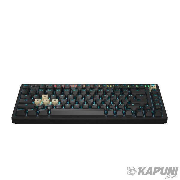 Клавиатура оптическая игровая, USB, RGB подсветка, Alpha Optical Switch Bloody AT75 (Black) фото