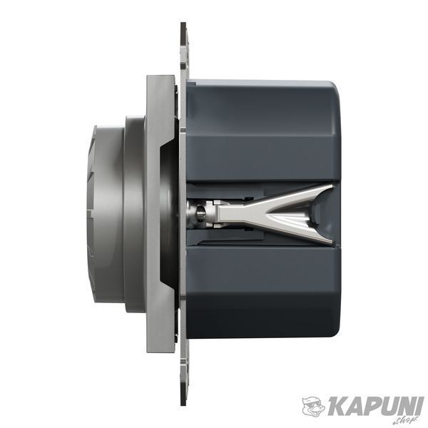 Світлорегулятор поворотний Schneider Electric Asfora алюміній EPH6800161 EPH6800161 фото