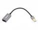 Адаптер, USB на Gigabit Ethernet, 1000 Mbps, металл, темно-серый NEA-U3-01 NEA-U3-01 фото 1